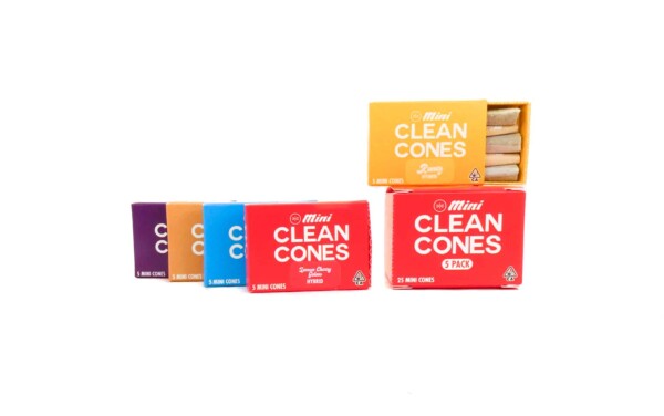 Prerolls Mini Clean Cones 5 Pack 2