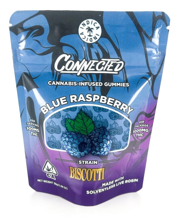 Connected Gummy Blue Raspberry