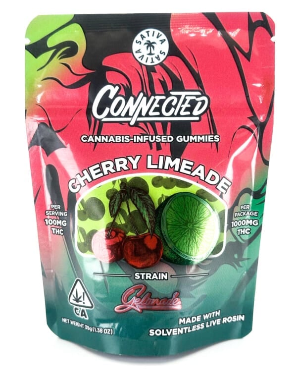 connected gummy cherry limeade
