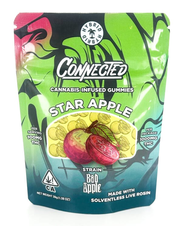 connected gummy star apple