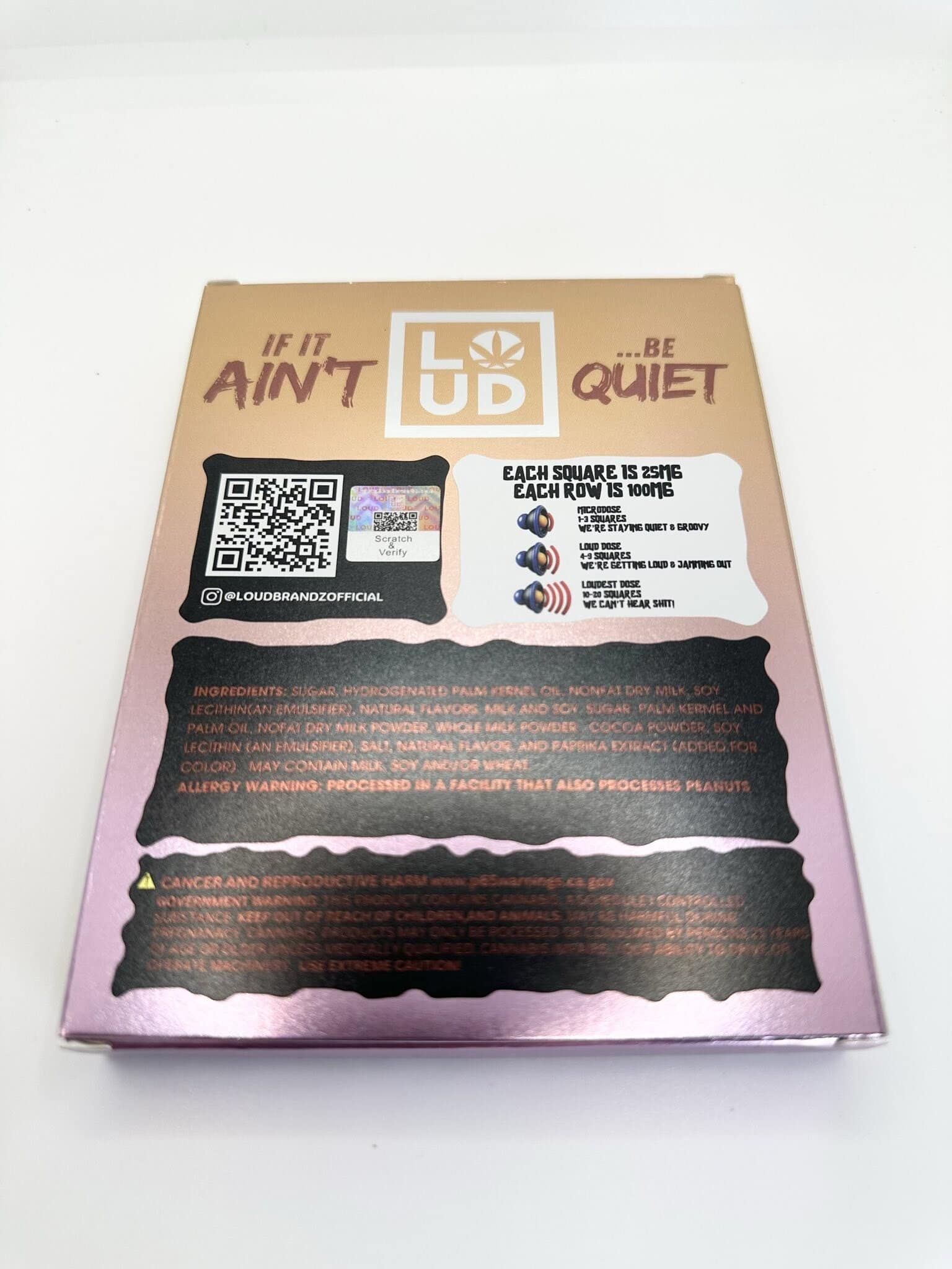 Loud | Chocolate Squares | 500mg 4 Loud | Chocolate Squares | 500mg - Image 4